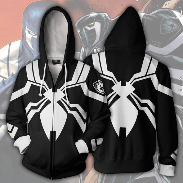 Anime Merchandise Jacket - نمط جديد زيبر 3D مطبوعة مقنعين