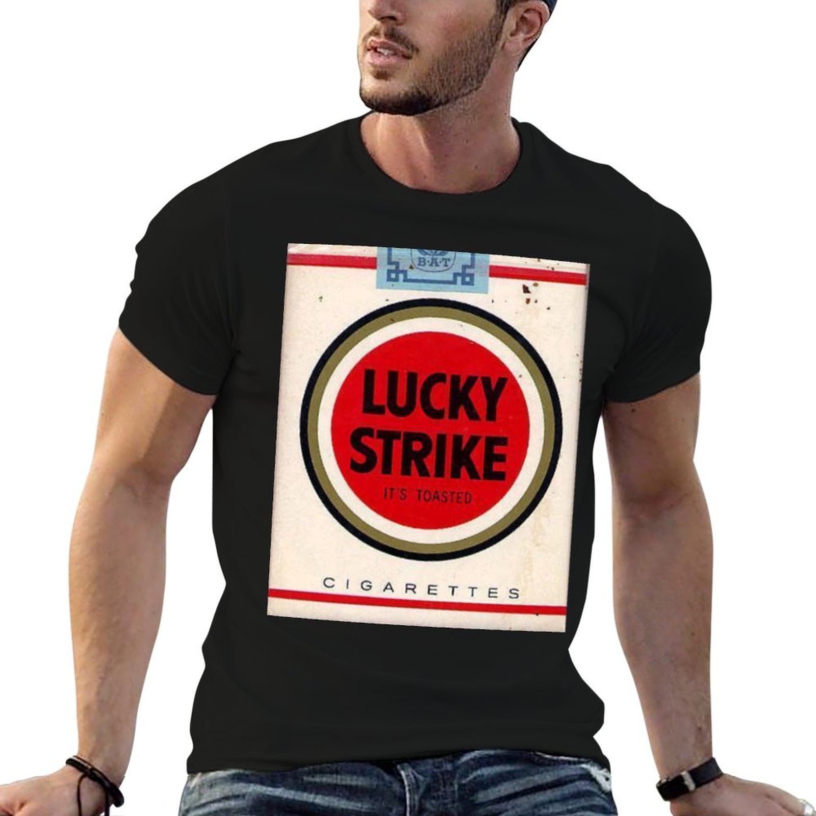 Anime Merchandise Shirt - الأكثر مبيعًا: تي شيرت Lucky Strike