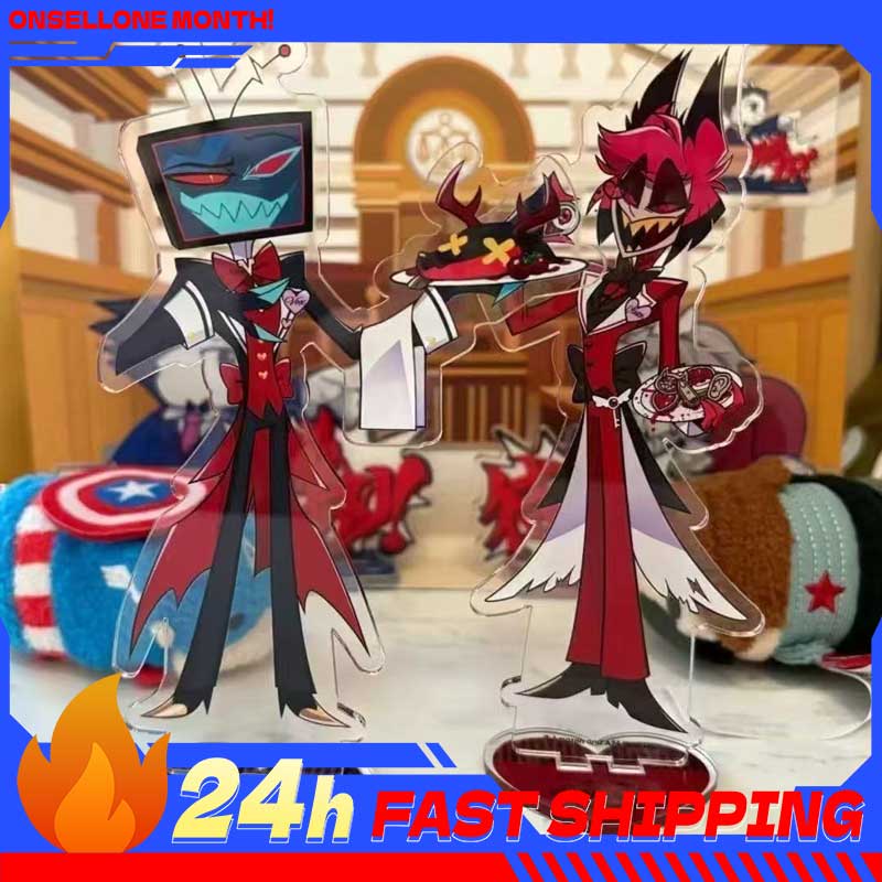 Anime Merchandise Collection - 2 قطعة ملحقات أنيمي Hazbin Alastor