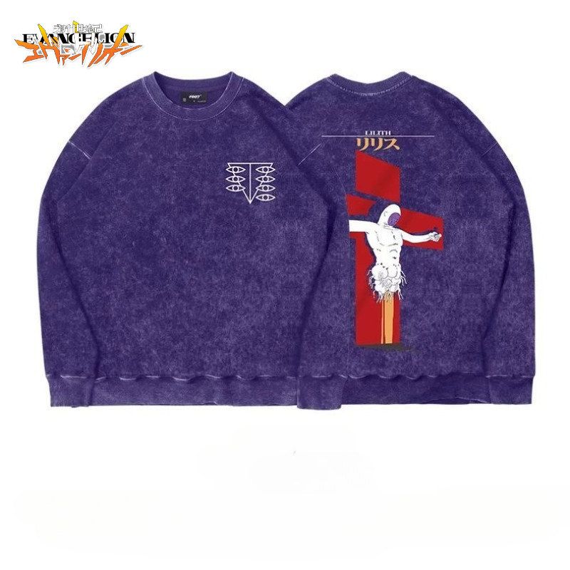 Anime Merchandise Jacket - EVA-01 تي شيرت رجالي جديد للربيع