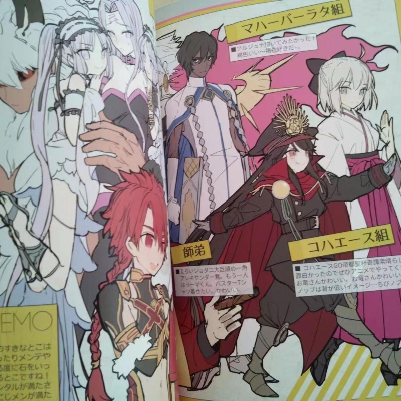 Fate Anime Merchandise - كتابان: Fate GO MEMO 1 و
