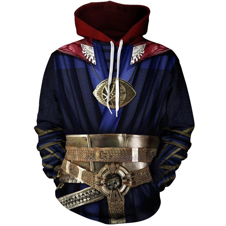 Anime Merchandise Jacket - سترة بقلنسوة للرسوم المتحركة ثلاثية الأبعاد