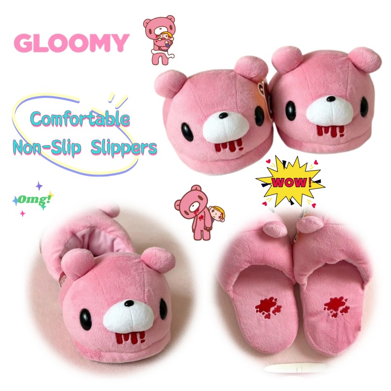 Anime Merchandise Wholesale - شباشب قطنية دافئة للبنات بتصميم كرتوني