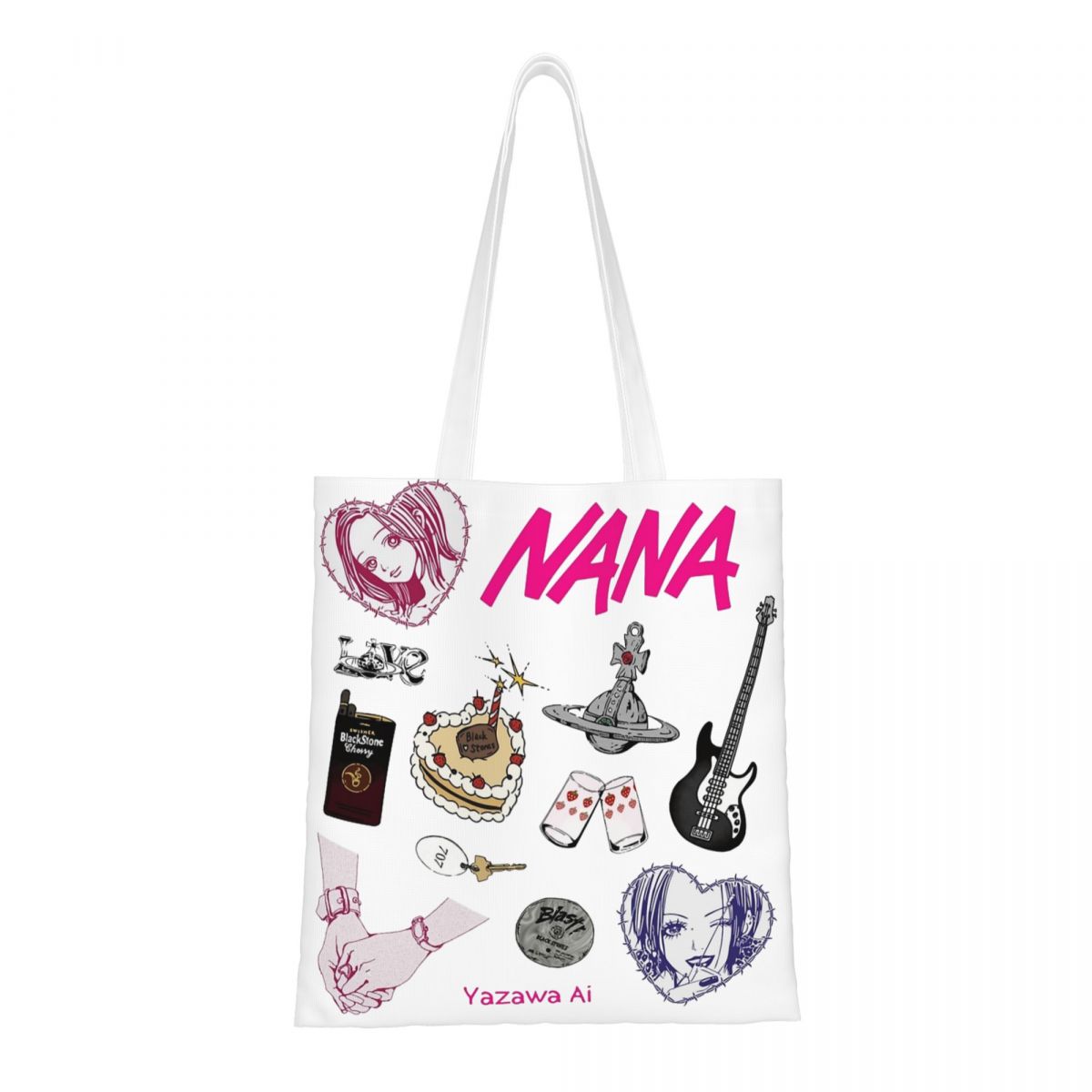 Anime Tote Bag - حقائب تسوق قماشية للجنسين نانا أوساكي