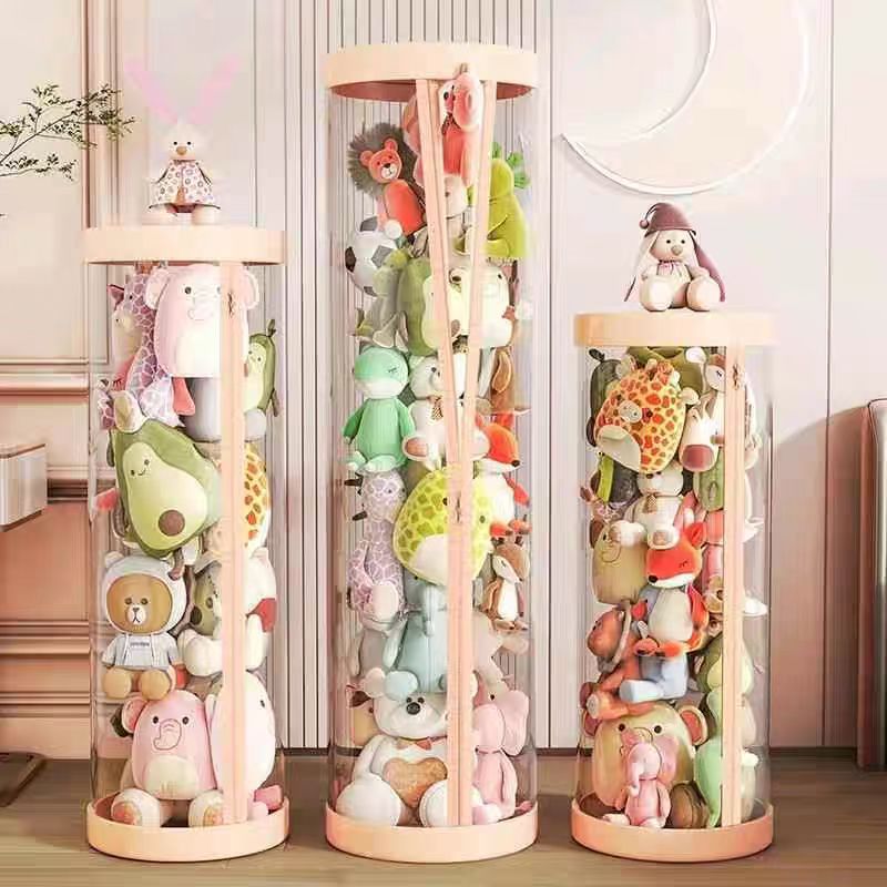 برميل تخزين ألعاب محشوة شفاف ب - مراجعة Plush Doll Anime وسعره