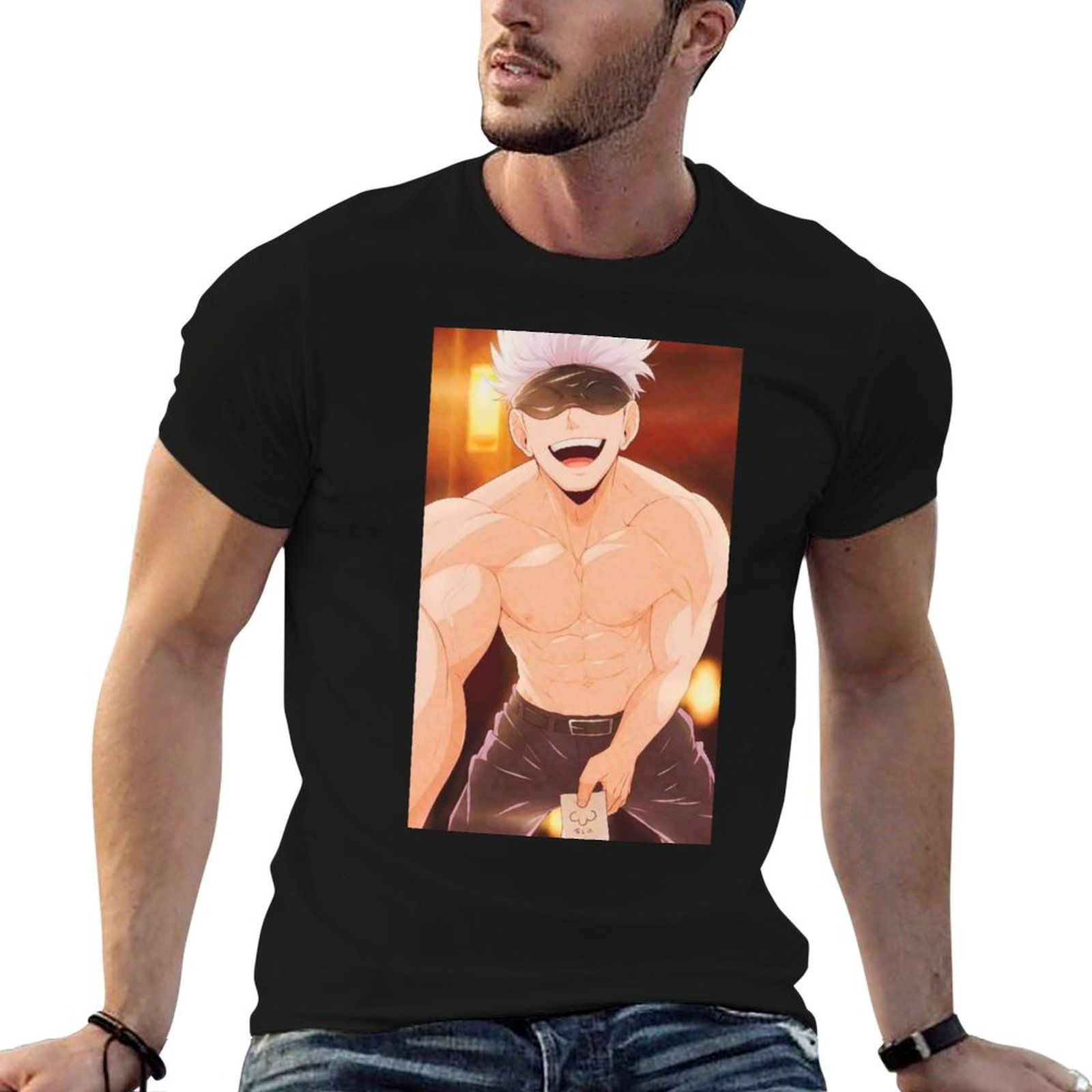 تي شيرت جوجو ساتورو ميرتشاندائ - مراجعة Anime Merchandise Shirt وسعره