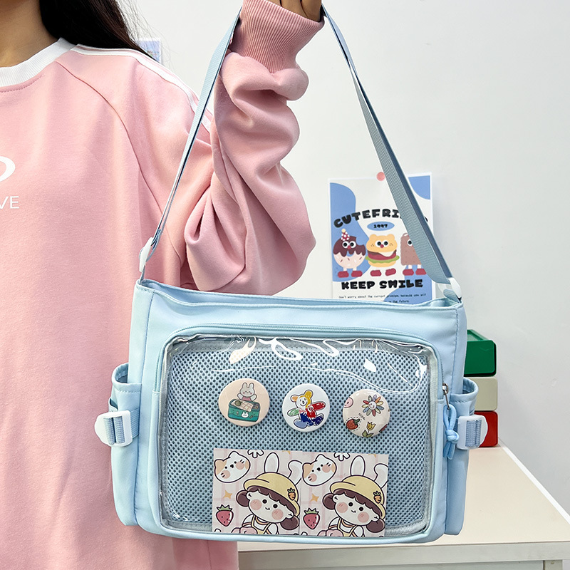 حقيبة حمل شفافة لعرض الشارات ل - مراجعة Anime Tote Bag وسعره