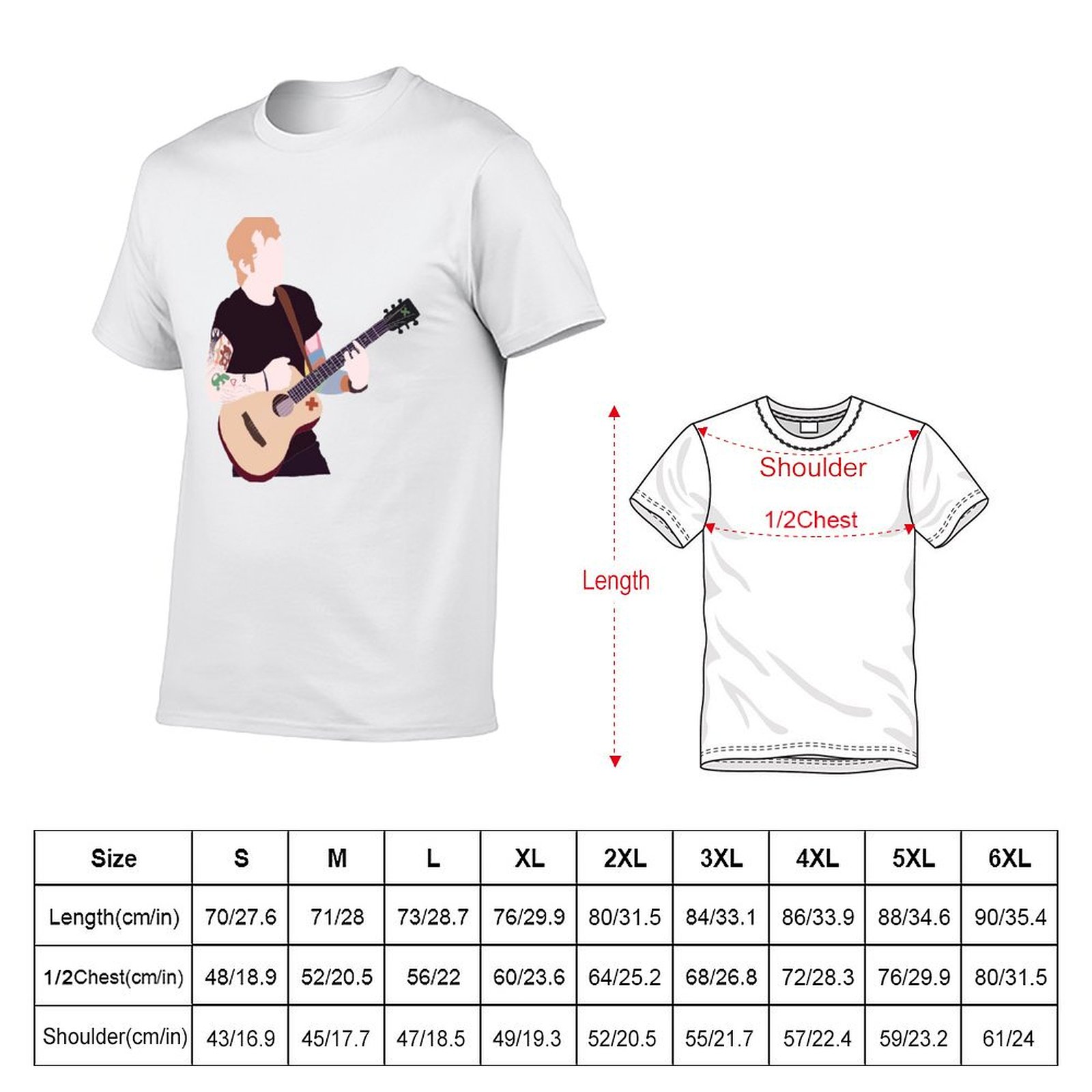 البضائع الرسمية من إد شيران، ت - مراجعة Anime Merchandise Shirt وسعره