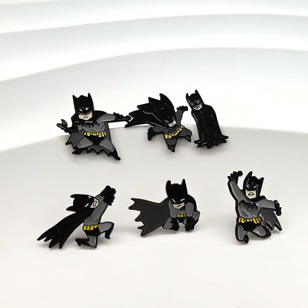 6 قطع من دبابيس باتمان الكرتون - مراجعة Anime Merchandise Wholesale وسعره