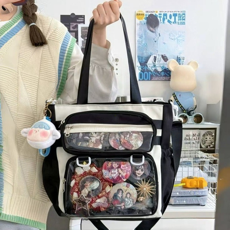 حقيبة يد يابانية شفافة من نوع  - مراجعة Anime Tote Bag وسعره