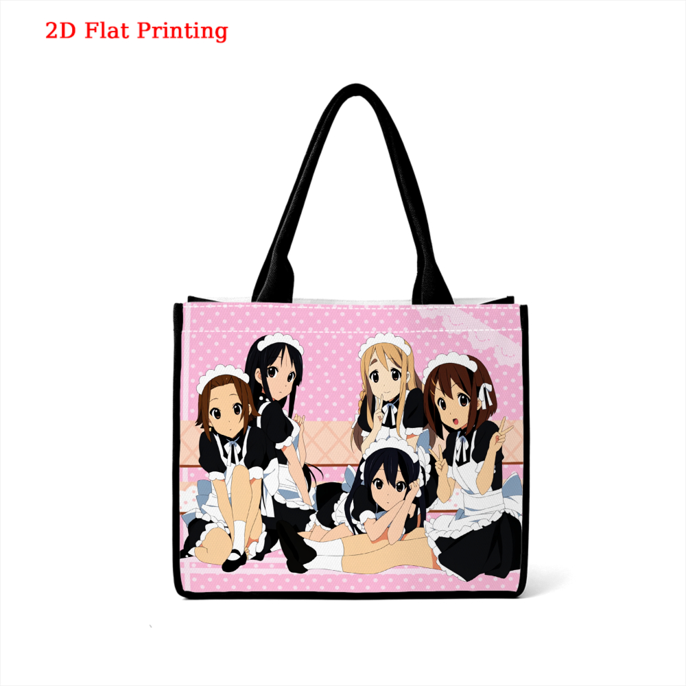 حقيبة يد كبيرة بطبعة نقاط وردي - مراجعة Anime Tote Bag وسعره