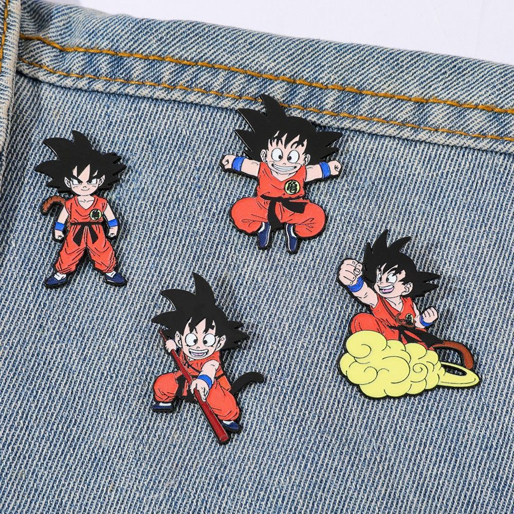 دبوس معدني لطيف لشخصية سون غوك - مراجعة Anime Merchandise Wholesale وسعره
