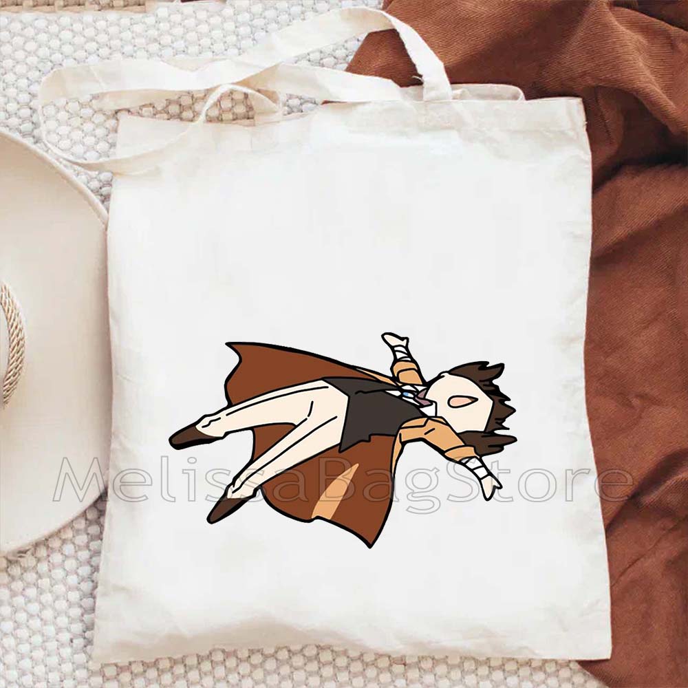 حقيبة يد قماشية من القطن بتصمي - مراجعة Anime Tote Bag وسعره