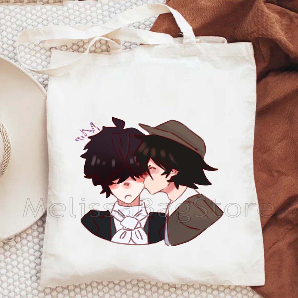 حقيبة يد قماشية من القطن بتصمي - مراجعة Anime Tote Bag وسعره