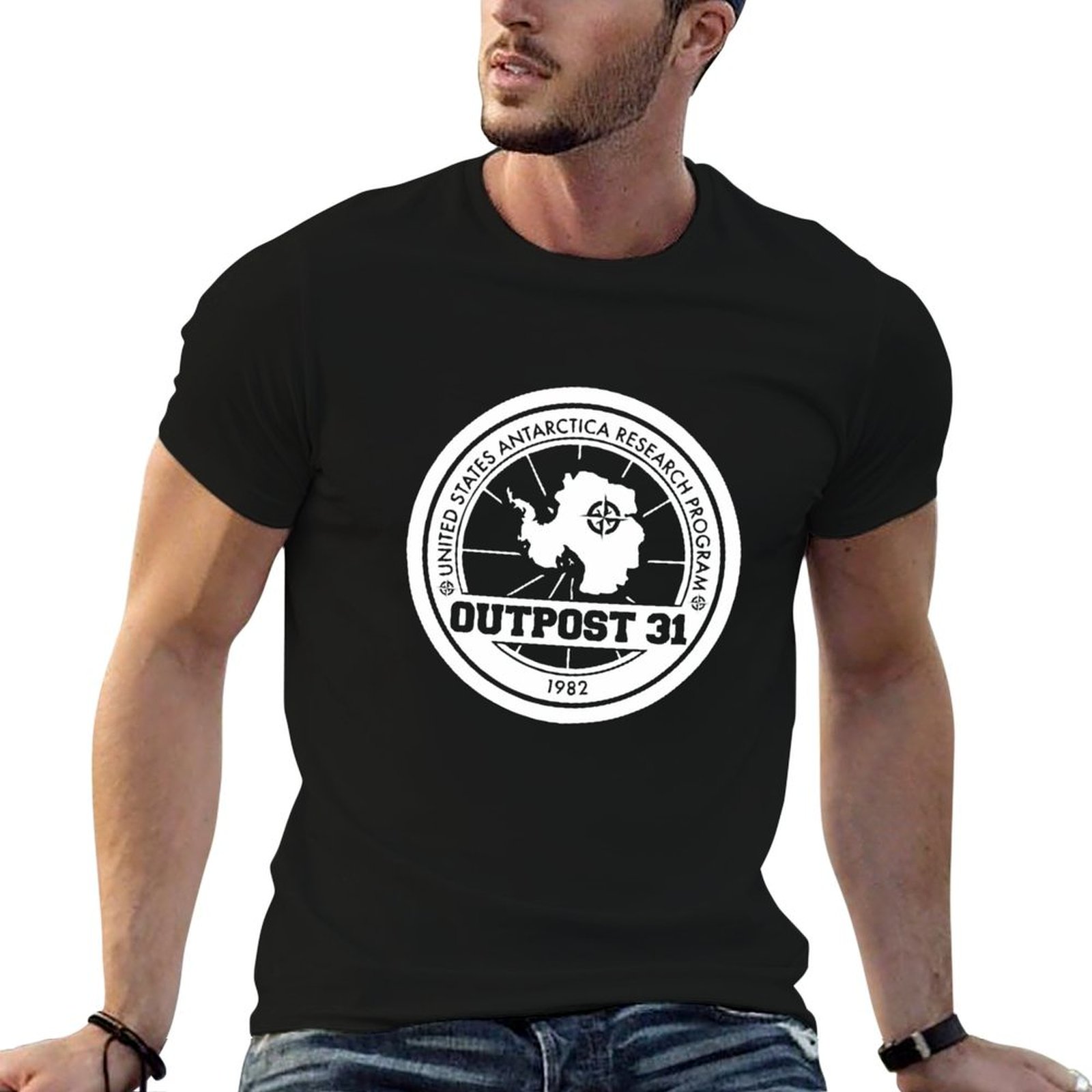 تي شيرت Outpost 31 Logo MERCHA - مراجعة Anime Merchandise Shirt وسعره