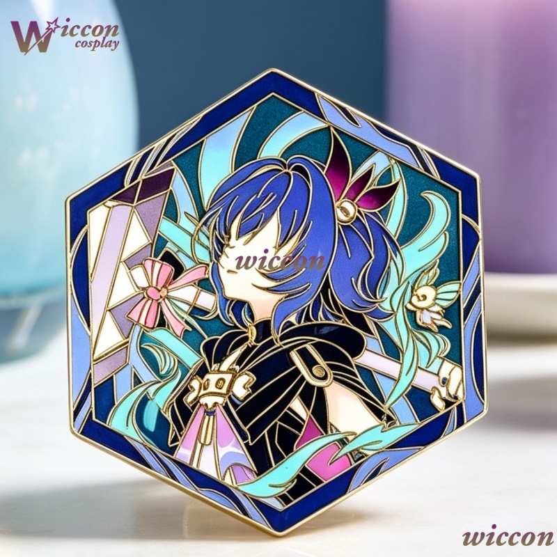 شارة دوجين سداسية الشكل أصلية  - مراجعة Anime Merchandise Jacket وسعره