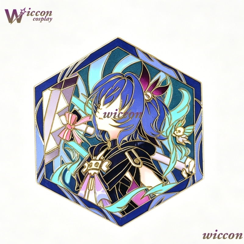 شارة دوجين سداسية الشكل أصلية  - مراجعة Anime Merchandise Jacket وسعره
