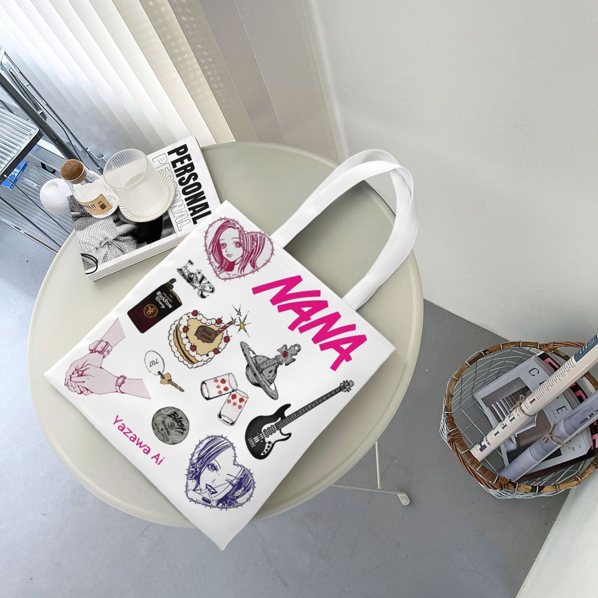 حقائب تسوق قماشية للجنسين نانا - مراجعة Anime Tote Bag وسعره